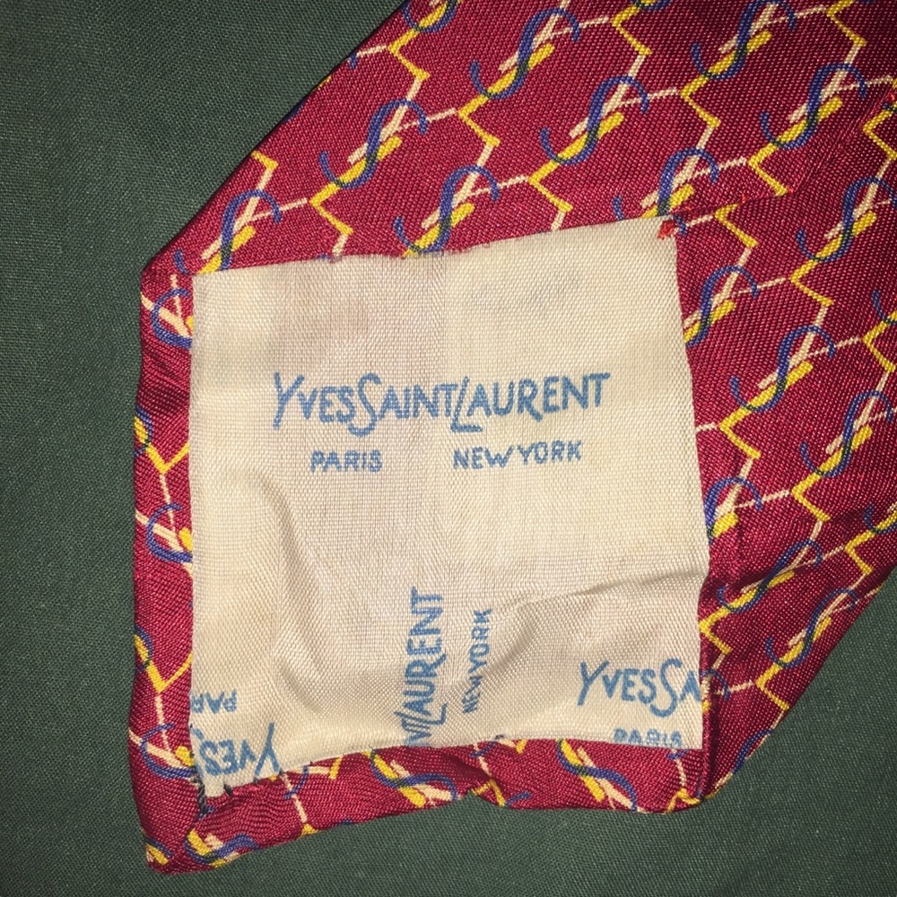 Vintage Yves  Saint Laurent silk